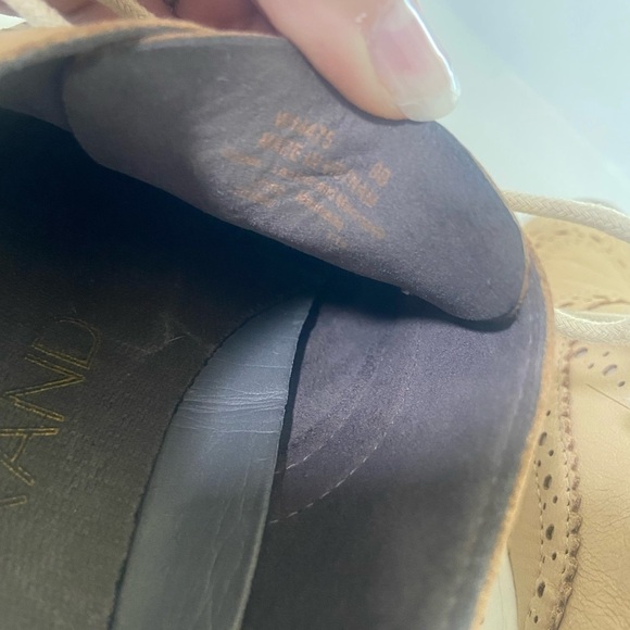 Cole Haan women's 9 ZeroGrand suede leather lightweight wingtip oxfords EUC - Picture 9 of 11